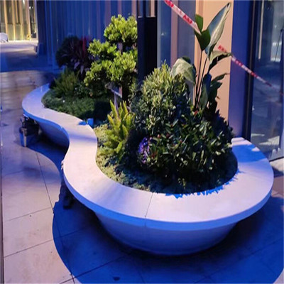 戶外廣場GRC樹池坐凳藝術景觀坐凳飾紀上品廣東GRC構件